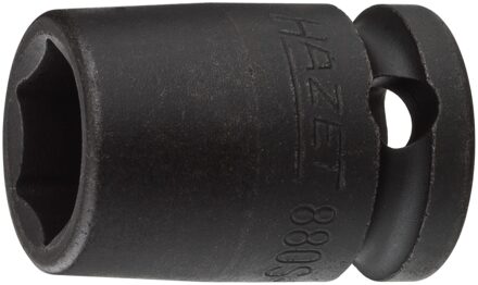 Hazet Krachtdopsleutel 880S-12 · 3/8 inch (10 mm) vierkant hol · Buiten-zeskant-tractieprofiel · SW 12 mm