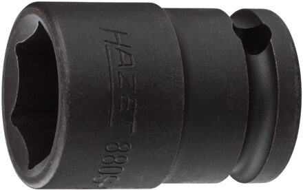 Hazet Krachtdopsleutel 880S-16 · 3/8 inch (10 mm) vierkant hol · Buiten-zeskant-tractieprofiel · SW 16 mm