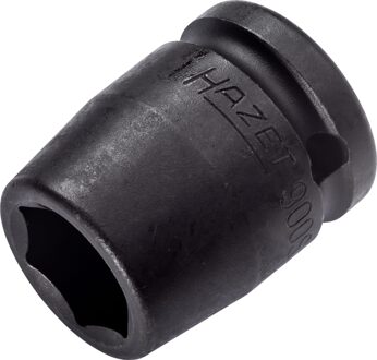 Hazet Krachtdopsleutel 900S-17 · 1/2 inch (12,5 mm) vierkant hol · Buiten-zeskant-tractieprofiel · SW 17 mm