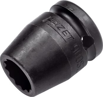 Hazet Krachtdopsleutel 900SZ-15 · 1/2 inch (12,5 mm) vierkant hol · Buitentwaalfkant tractieprofiel · SW 15 mm