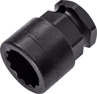 Hazet Krachtdopsleutel 900SZ6-19 · 1/2 inch (12,5 mm) vierkant hol, 24 mm buitenzeskant · Buitentwaalfkant tractieprofiel · SW 19 mm