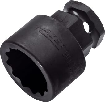 Hazet Krachtdopsleutel 900SZ6-24 · 1/2 inch (12,5 mm) vierkant hol, 24 mm buitenzeskant · Buitentwaalfkant tractieprofiel · SW 24 mm