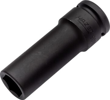 Hazet Krachtdopsleutel 901SLG-17 · 1/2 inch (12,5 mm) vierkant hol · Buiten-zeskant-tractieprofiel · SW 17 mm