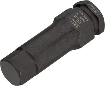 Hazet Krachtdopsleutelbit 985S-19LG · 1/2 inch (12,5 mm) vierkant hol · Binnen-zeskant-profiel · SW 19 mm