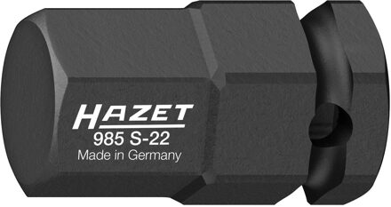 Hazet Krachtdopsleutelbit 985S-22 · 1/2 inch (12,5 mm) vierkant hol · Binnen-zeskant-profiel · SW 22 mm