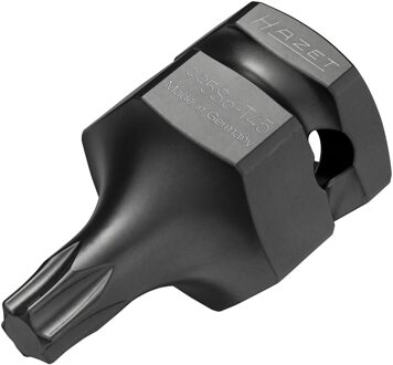 Hazet Krachtdopsleutelbit 995S6-T45 · 1/2 inch (12,5 mm) vierkant hol, 24 mm buitenzeskant · Binnen-TORX®-profiel · SW T45