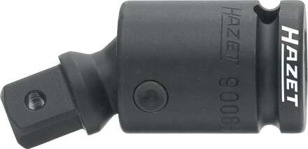 Hazet Krachtscharnierstuk 9006S · 1/2 inch (12,5 mm) vierkant hol · 1/2 inch (12,5 mm) vierkant massief · Lengte: 69 mm