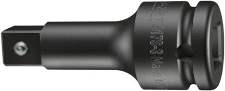 Hazet Krachtverlengstuk 917S-3 · 1/2 inch (12,5 mm) vierkant hol · 1/2 inch (12,5 mm) vierkant massief · Lengte: 75 mm