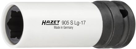 Hazet Lange krachtdop 17 mm | Speciaal Mercedes-Benz Wielbouten | Slagmoer sleutels