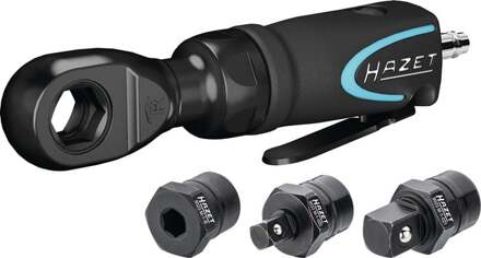 Hazet Multifunctionele mini-ratelschroevendraaier 9023M-1 · 1/4 inch (6,3 mm) vierkant massief, 3/8 inch (10 mm) vierkant massief, 1/4 inch (6,3 mm)