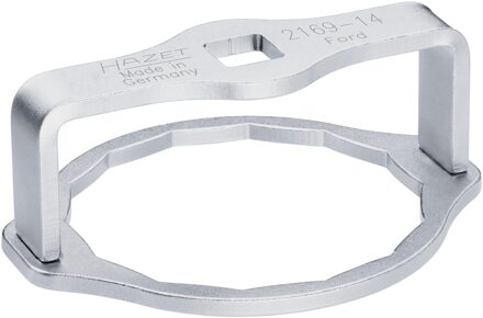 Hazet Oliefitersleutel 2169-14 · 1/2 inch (12,5 mm) vierkant hol · Buiten-14-kant-profiel · SW 73 mm