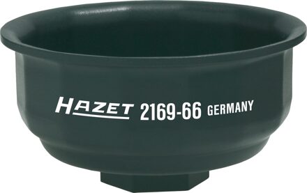 Hazet Oliefitersleutel 2169-66 · 1/2 inch (12,5 mm) vierkant hol · Ribbelprofiel · SW 66 mm