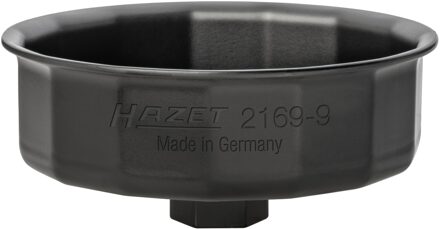 Hazet Oliefitersleutel 2169-9 · 24 mm buitenzeskant, 1/2 inch (12,5 mm) vierkant hol · Buiten-15-kant-profiel · SW 105 mm