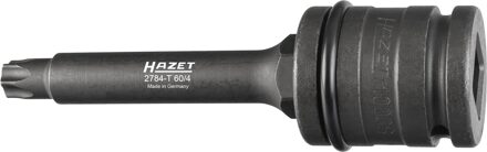 Hazet Remschijven dopsleutelbitset 2784-T60/4 · 3/4 inch (20 mm) vierkant hol · Binnen-TORX®-profiel · 4-delig · SW T60