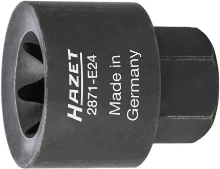 Hazet Remzadel dopsleutel 2871-E24 · 22 mm buitenzeskant · Buiten-TORX®-profiel · SW E24