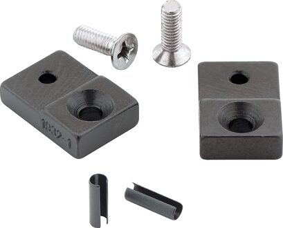 Hazet Reserveonderdelenset: 1 paar reparatiebekken · 15 mm breed · 2 schroeven · 2 spanhulzen 1932-1/6