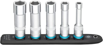 Hazet SmartRail · Flexibele kunststof opsteekstrip 900LG-SR/5 · 1/2 inch (12,5 mm) vierkant hol · Buiten-zeskant-tractieprofiel · 5-delig · 10 · 13 ·