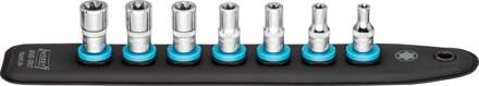 Hazet SmartRail met 7 steekplaatsen 850E-SR/7 · 1/4 inch (6,3 mm) vierkant hol · Buiten-TORX®-profiel · 7-delig · E5 · E6 · E7 · E8 · E10 · E11 · E12