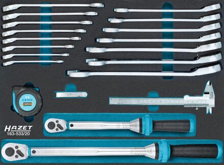 Hazet Universele set 163-533/20 · 20-delig · 8 - 24