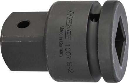 Hazet Vergrotingsstuk 1007S-2 · 3/4 inch (20 mm) vierkant hol · 1 inch (25 mm) vierkant massief · Lengte: 65 mm