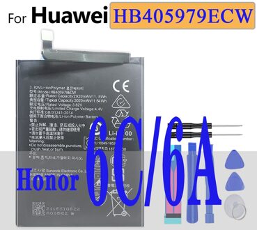 HB405979ECW Mobiele Telefoon Batterij 3020Mah Voor Huawei Honor 6C / Honor 6A Batterie Batteria + Spoor Code
