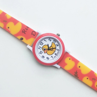 Hbibi Brand girls watches kids Daily Waterproof Cartoon duck boy watch children students clock electronic Quartz Wristwatches