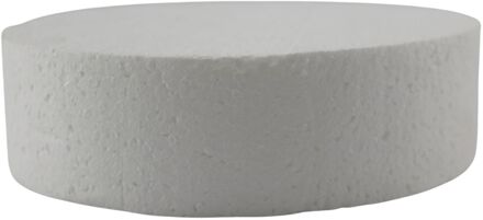 HBX natural living Basic Styropor Taartvorm Ø18x5cm grijs