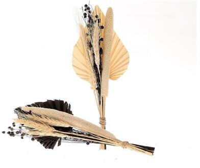 HBX natural living Boeket met palmblad Babala zwart/wit