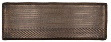 HBX natural living Dienblad 45x18x1,5cm Brass bruin