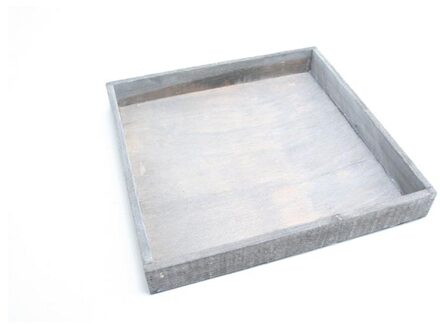 HBX natural living Dienblad Firmiana 20x20x4cm grijs wit