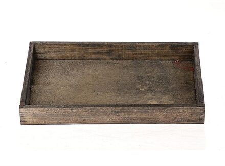 HBX natural living Dienblad Firmiana 32x20x4cm zwart