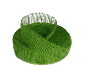 HBX natural living Jute lint 400x5cm groen