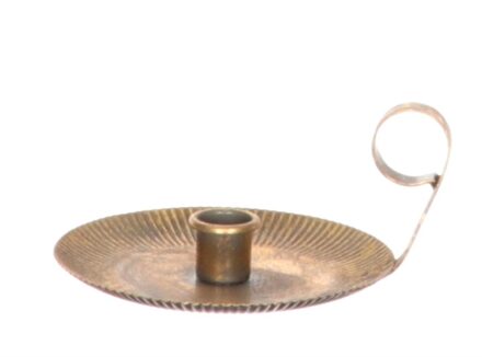 HBX natural living Kandelaar metaal goud Ø19,5xh9cm