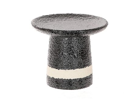 HBX natural living Kandelaar voor stompkaars dia12x10,5cm zwart