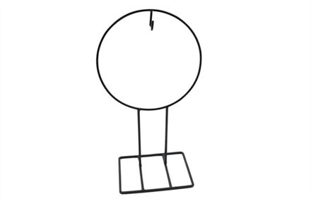 HBX natural living Kranshanger op voet 26xh47cm zwart