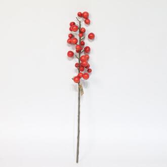 HBX natural living Kunsttak met appeltjes L66cm Rood