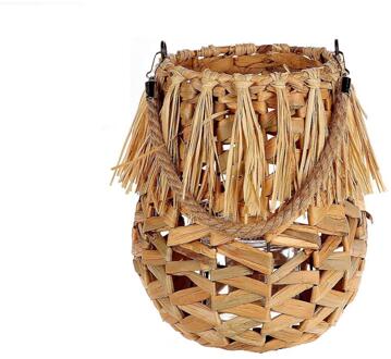 HBX natural living Lantaarn Tangia Ø23xH27cm bruin