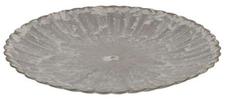 HBX natural living Onderbord Melamine ribbel 33cm bruin