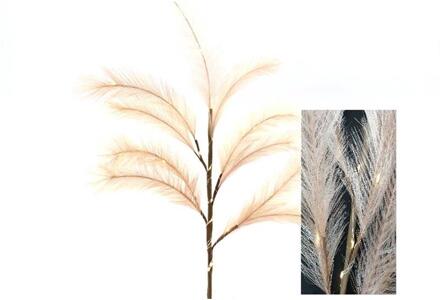 HBX natural living Pluimgras tak met LED 72cm Roze