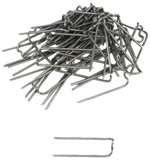 HBX natural living Steekkrammen - 150x st - 10-30 mm - krammetjes/patentkrammen/klemmetjes - hobby