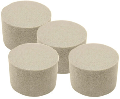 HBX natural living Steekschuim droog cilinder set 4 stuks Grijs