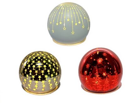 HBX natural living Tafellamp Dome Galaxy Led dia12x11cm verschillende