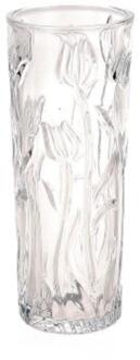 HBX natural living Vaas Boheme Ø10xH25cm transparant