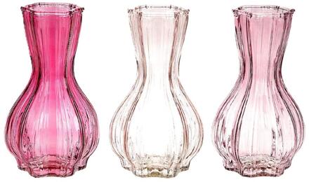 HBX natural living Vaas Marone Ø14,8xH25,5cm roze