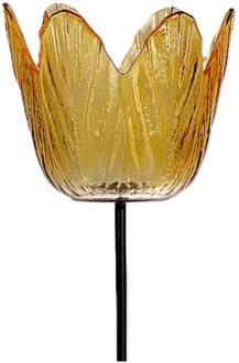 HBX natural living Waxinelichthouder tulp oranje Ø8,5cm