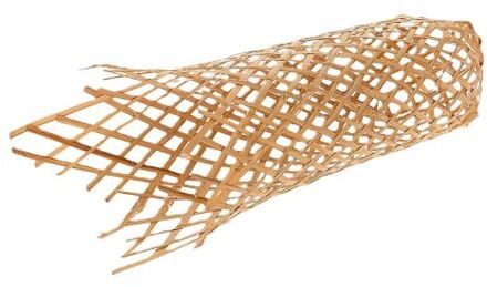 HBX natural living Wijnflesverpakking Keranjang bamboe bruin