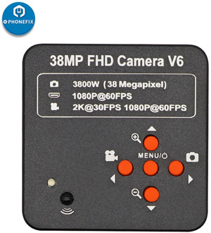 HD 1080P 60FPS Microscope Camera 2K 3800W 38MP HDMI USB Industrial Electronic Digital Video Camera C-Mount lens for PCB Repair