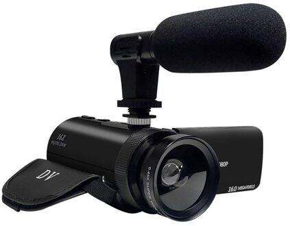 Hd 1080P Digitale Video Camera Met Microfoon Hd 1080P Camcorder 16x Digitale Zoom Camera Camcorder 2.4 Inch Scherm lichtgewicht angle lens