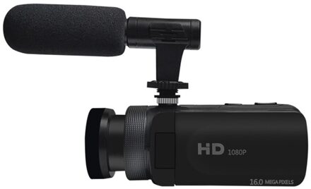 Hd 1080P Digitale Video Camera Met Microfoon Hd 1080P Camcorder 16x Digitale Zoom Camera Camcorder 2.4 Inch Scherm lichtgewicht Microphone