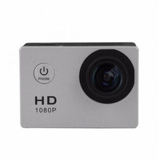 Hd 1080P Dv Video Mini Camera Waterdichte 12MP Camera 32Gb Outdoor Sport Action Lcd Camcorder zilver grijs